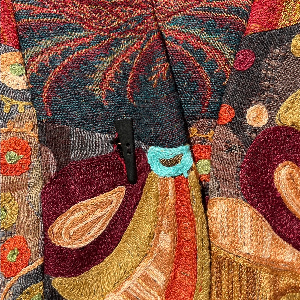 Soft Surroundings Multicolor Patchwork Blazer - image 5